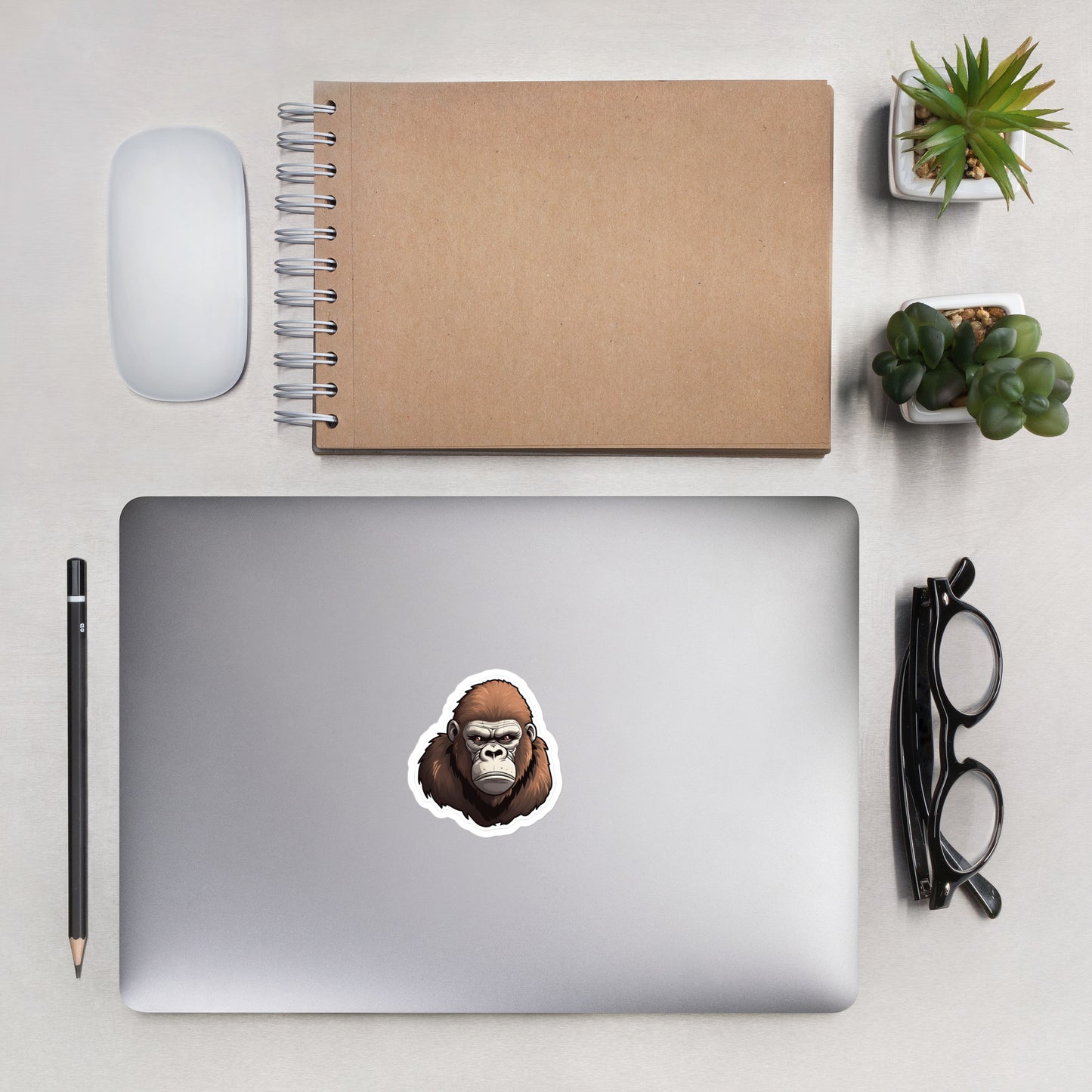 Gorilla Bubble-free stickers