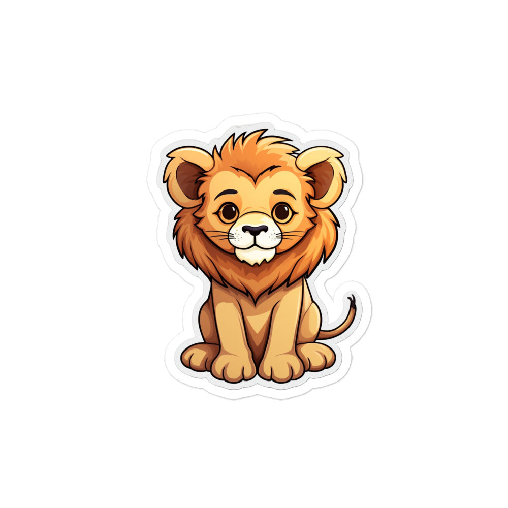 Lion Bubble-free stickers