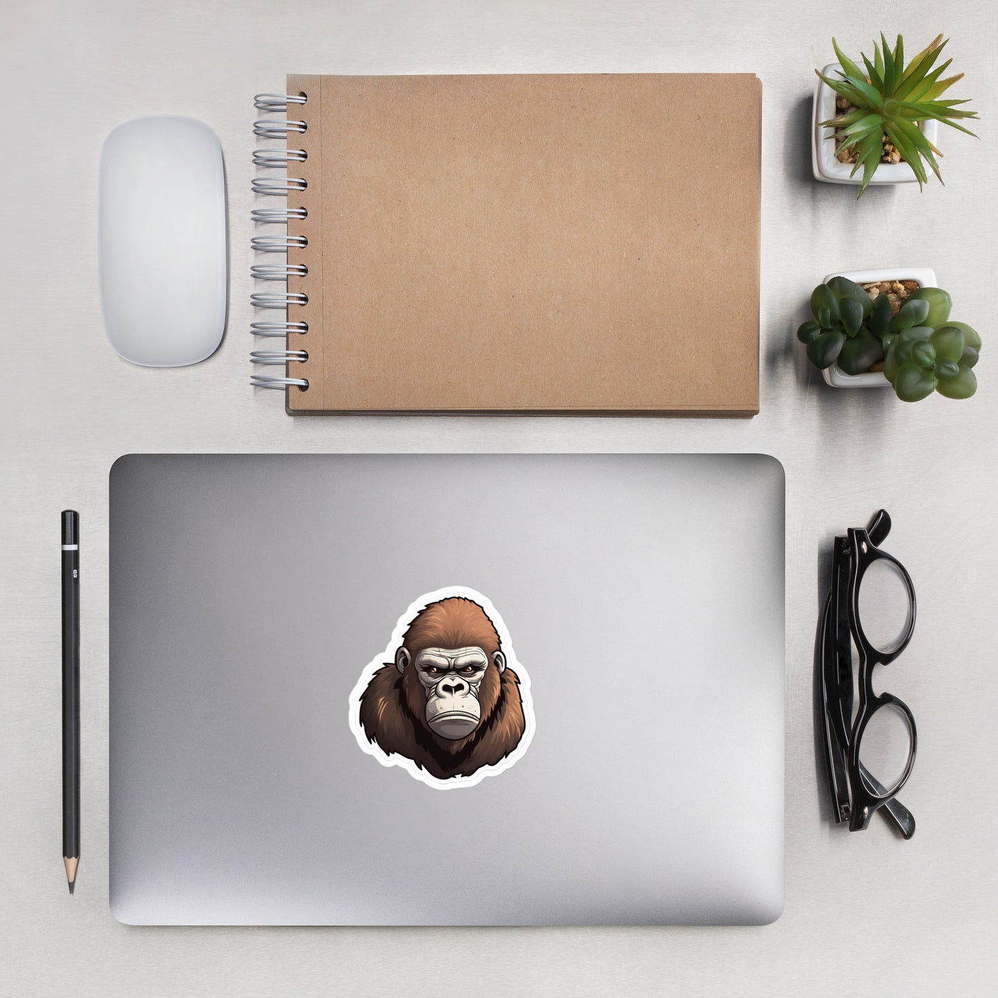 Gorilla Bubble-free stickers