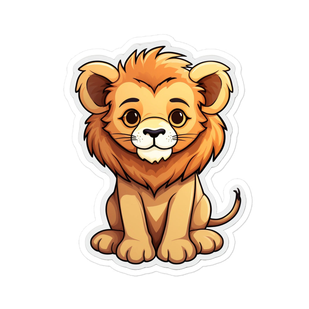 Lion Bubble-free stickers