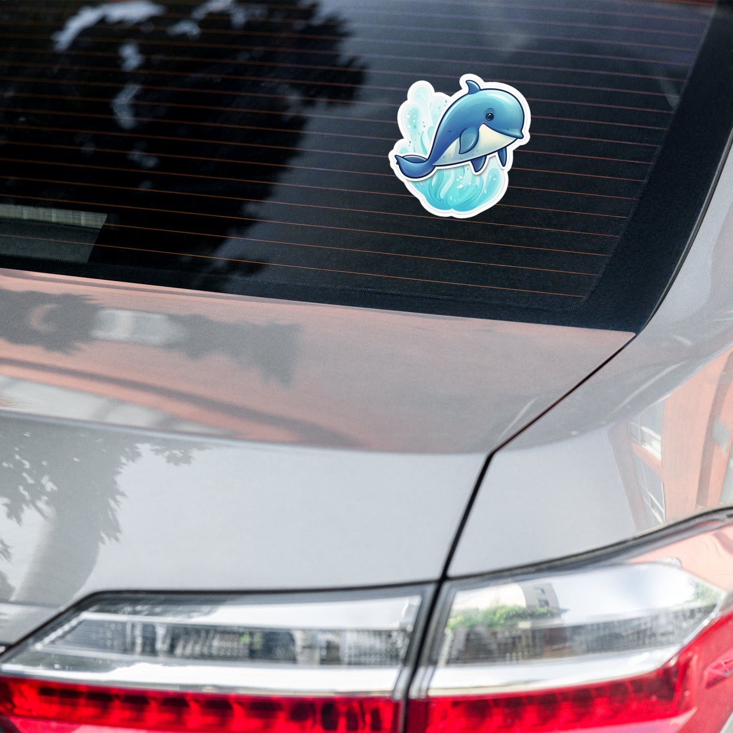 Dolphin Bubble-free stickers