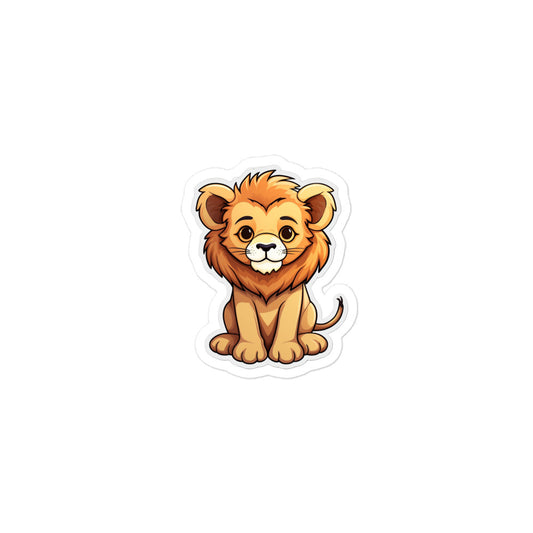 Lion Bubble-free stickers