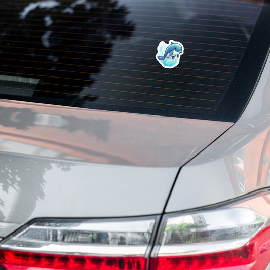 Dolphin Bubble-free stickers